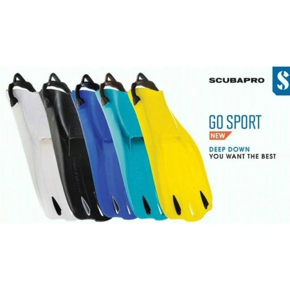 Scubapro Go Sport Fins (Turquoise) / Scubapro Delta 5mm Zip Boots