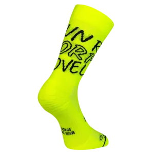 Sporcks - Running Sock - Run For Love Yellow