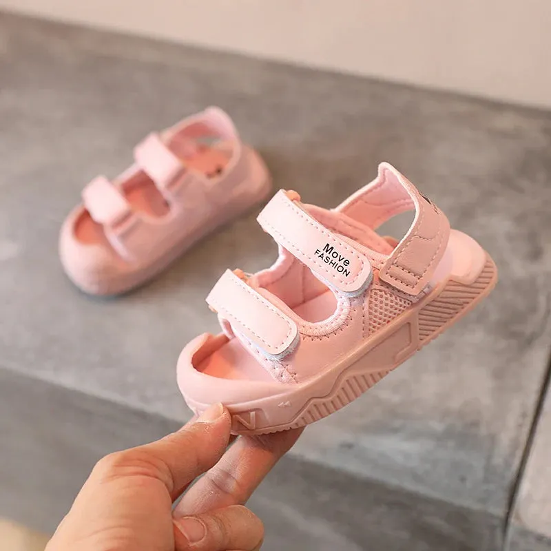 Summer Baby Girls Boys Sandals Toddler Anti-collision Shoes Soft Bottom Non-slip Infant Casual Beach Sandals  SXJ050