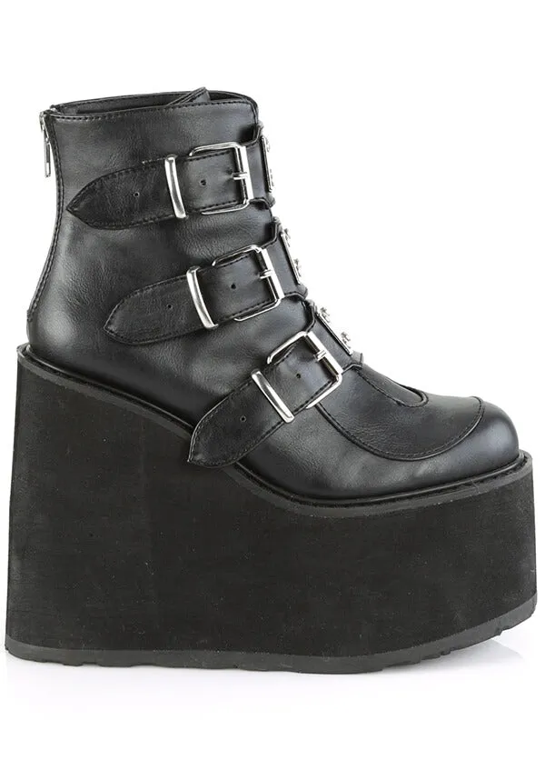 SWING-105 [Black] | PLATFORM BOOTS [PREORDER]