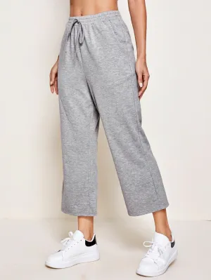 Tie Waist Grey Joggers