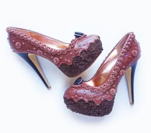 Triple Chocolate Cake Heels