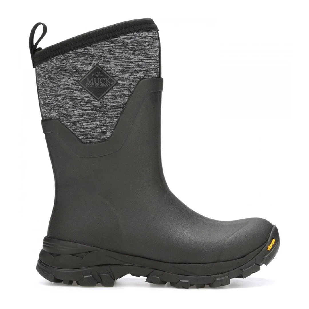 Women's Arctic Ice Vibram® AG All Terrain Short Boots - Black/Heather by Muckboot