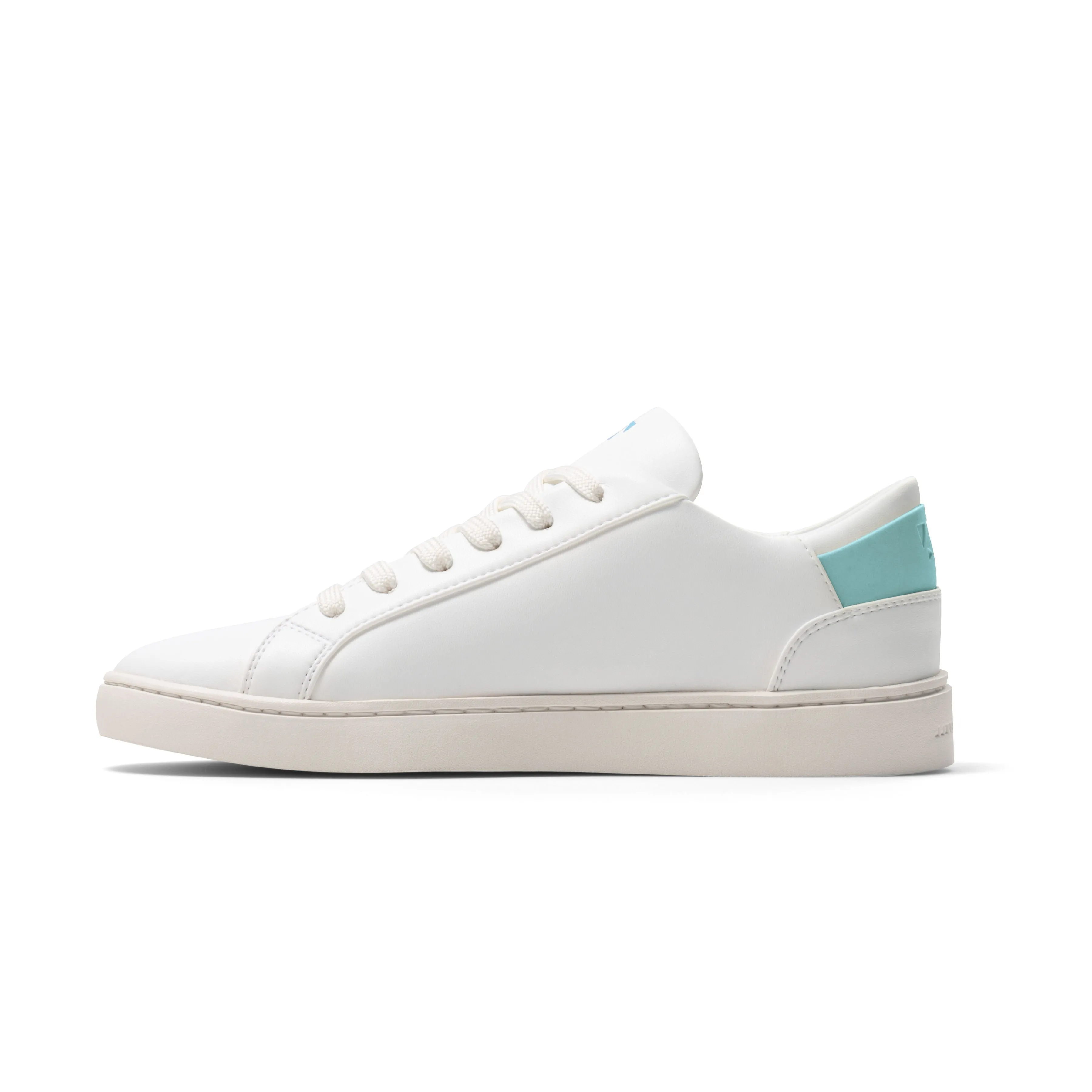 Women's Lace Up | White-Aqua